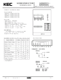 Datasheet KID65551S manufacturer KEC